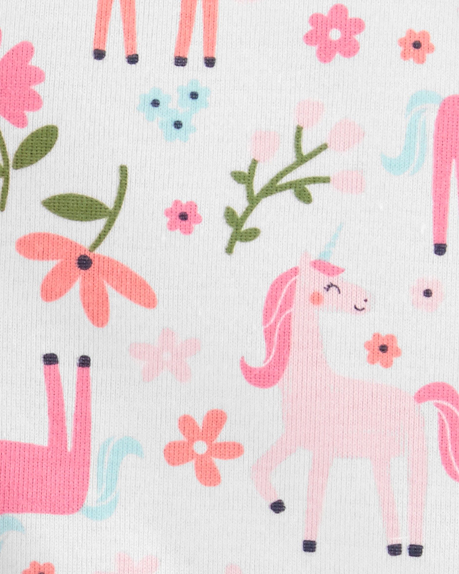 CARTER'S Set 3-dílný body tílko, tričko, kalhoty Unicorn dívka 18 m/vel. 86 - obrázek 2
