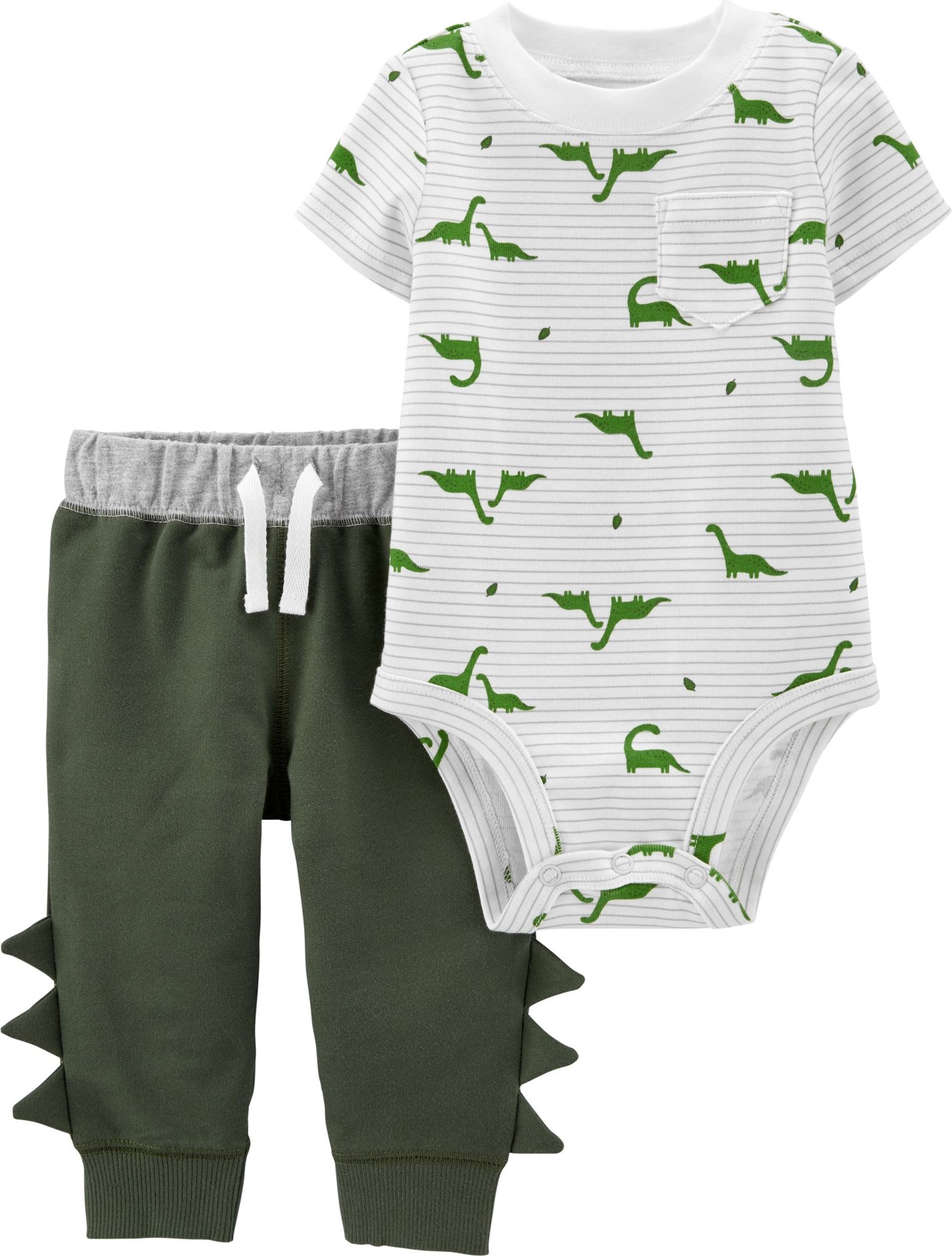 CARTER'S Set 2-dílný body kr.rukáv, tepláky Dinosaur chlapec 18 m/vel. 86 - obrázek 1