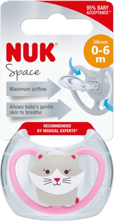 NUK Šidítko Space NUk 6-18m kočička BOX - obrázek 14