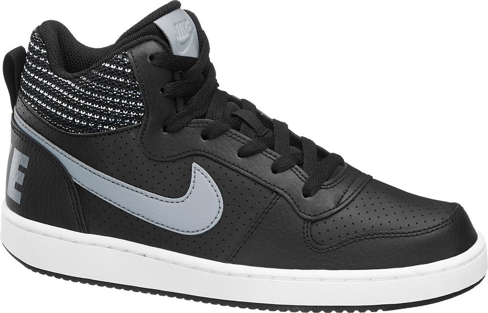 Deichmann - NIKE Černé kotníkové tenisky Nike Court Borough Mid Se 38 černá - obrázek 1