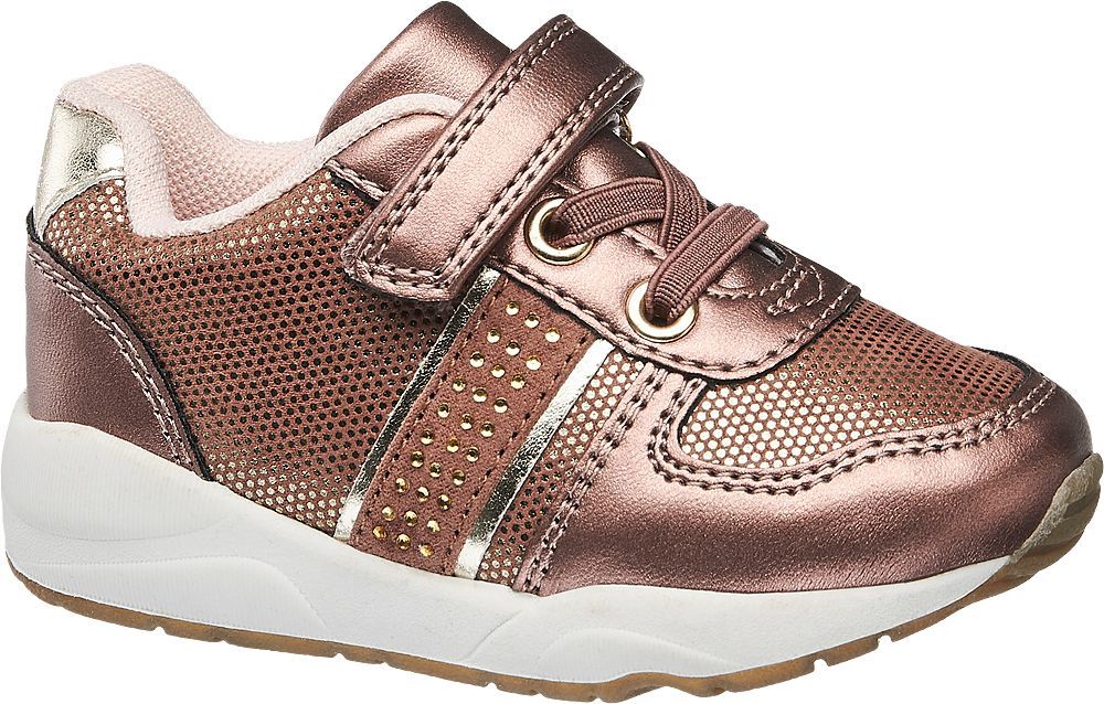 Deichmann - Cupcake Couture Růžové dětské tenisky na suchý zip Cupcake Couture 22 růžová - obrázek 1