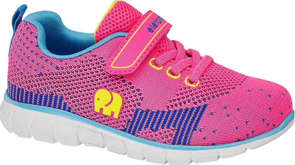 Deichmann - Elefanten Růžové dětské tenisky na suchý zip Elefanten 23 růžová - obrázek 1