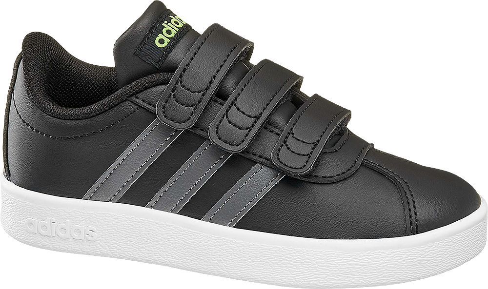 Deichmann - adidas Černé tenisky na suchý zip Adidas Vl Court 2.0 Cmf C 34 černá - obrázek 1