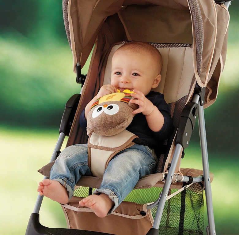 FISHER PRICE Sovička plyšový usínáček kousátko pro miminko Světlo - obrázek 3
