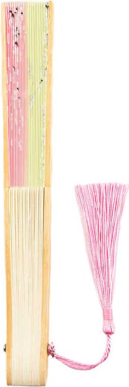KARNEVAL Vějíř květinový potisk skládací 21cm různé druhy v sáčku DŘEVO - obrázek 6