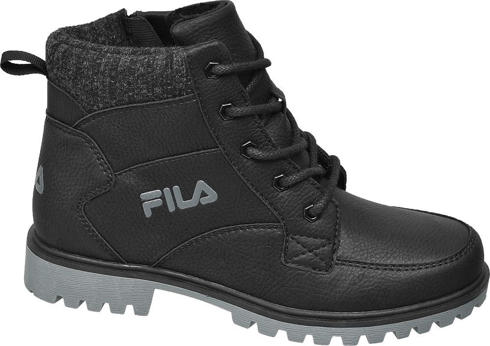 Deichmann - Fila Černá kotníková obuv Fila se zipem 38 černá - obrázek 1