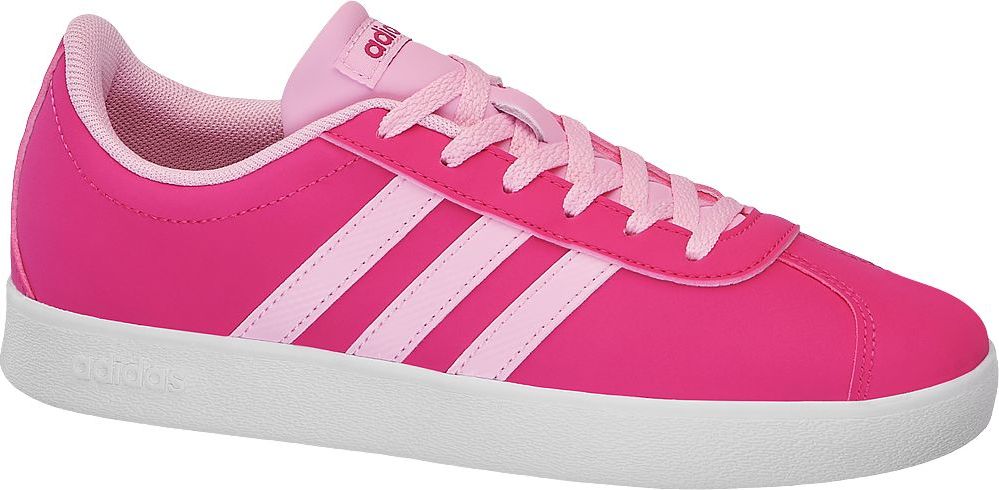 Deichmann - adidas Růžové tenisky Adidas Vl Court 2.0 K 40 růžová - obrázek 1