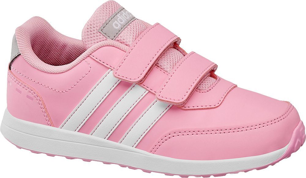 Deichmann - adidas Růžové tenisky na suchý zip Adidas Vs Switch 2 Cmf I 35 růžová - obrázek 1