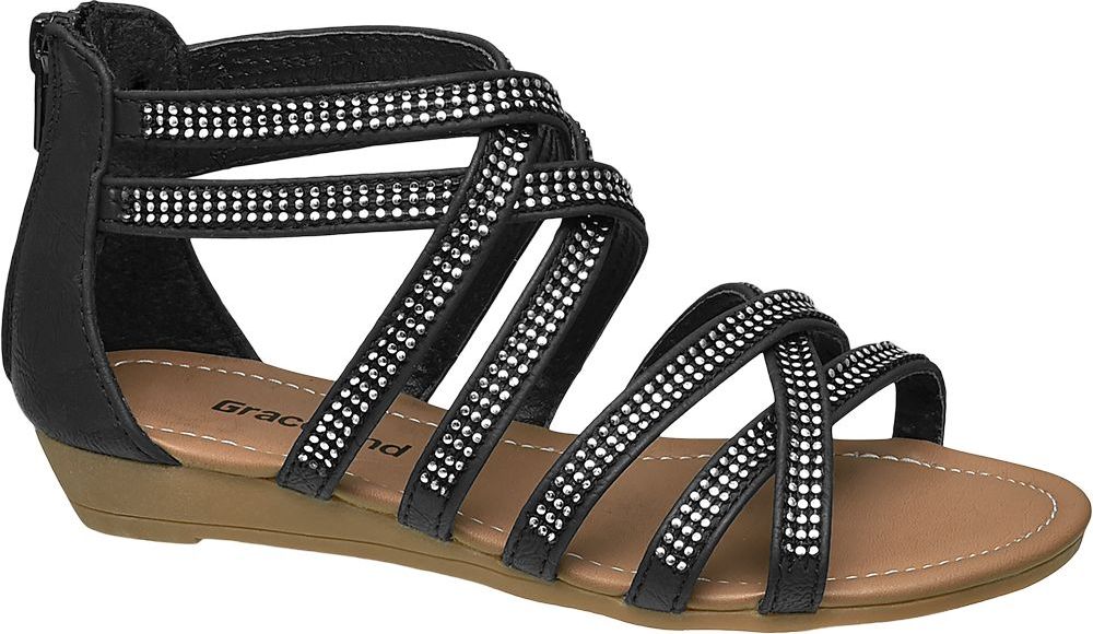 Deichmann - Graceland Sandály 34 černá - obrázek 1