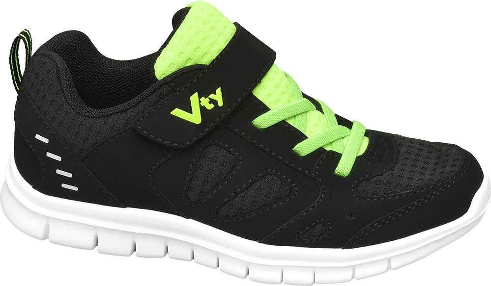 Deichmann - Vty Černé tenisky na suchý zip Vty 34 černá - obrázek 1