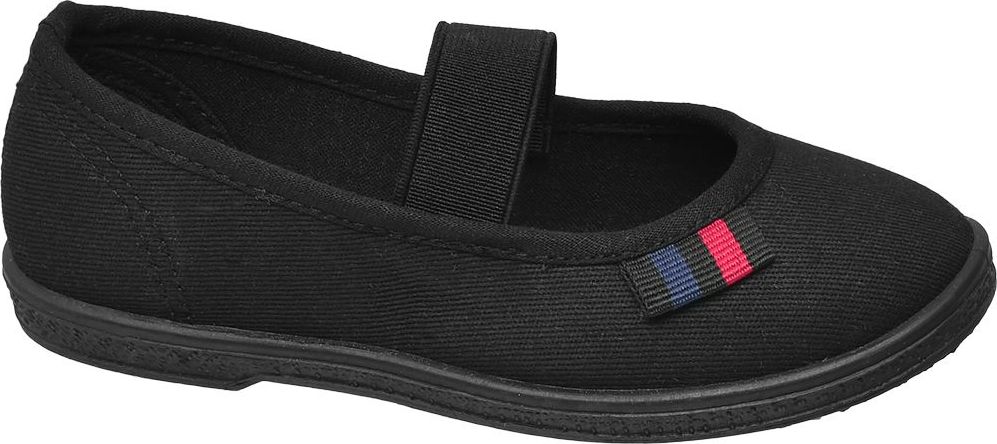 Deichmann - Vty Černé plátěné cvičky Vty 28 černá - obrázek 1