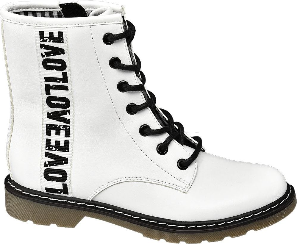 Deichmann - Graceland Bílá kotníková obuv Graceland se zipem 31 bílá - obrázek 1