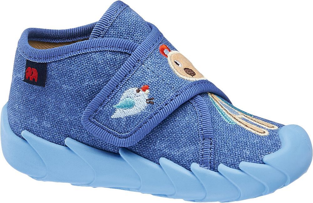Deichmann - Elefanten Modré dětské bačkůrky Elefanten 20 modrá - obrázek 1