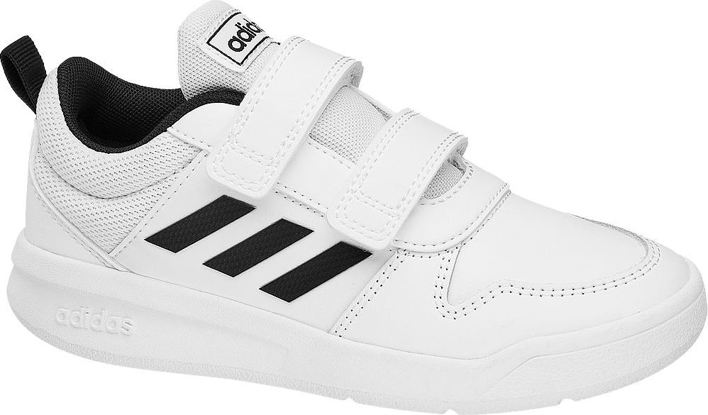 Deichmann - adidas Bílé tenisky na suchý zip Adidas Tensaur C 29 bílá - obrázek 1
