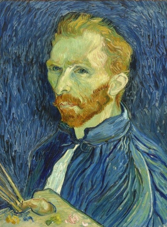 Grafika Puzzle 2000 dílků Vincent Van Gogh: Self-Portrait, 1889 - obrázek 1