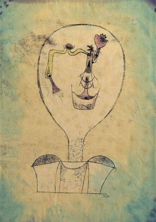 Grafika Puzzle 1000 dílků Paul Klee : The Beginnings of a Smile, 1921 - obrázek 1