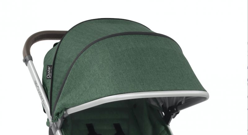 Stříška ke kočárku BabyStyle Oyster Zero ALPINE GREEN 2019 - obrázek 1