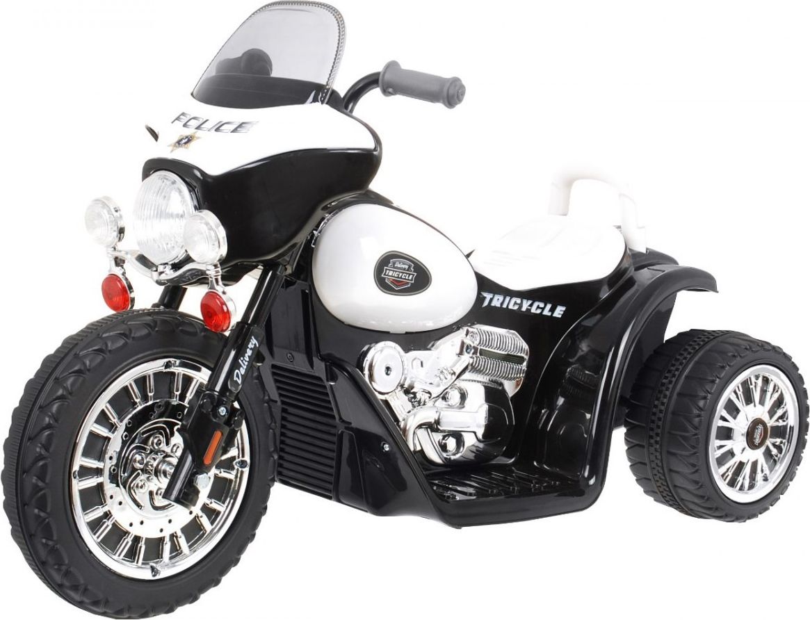 Mamido  Dětská elektrická motorka černá - obrázek 1