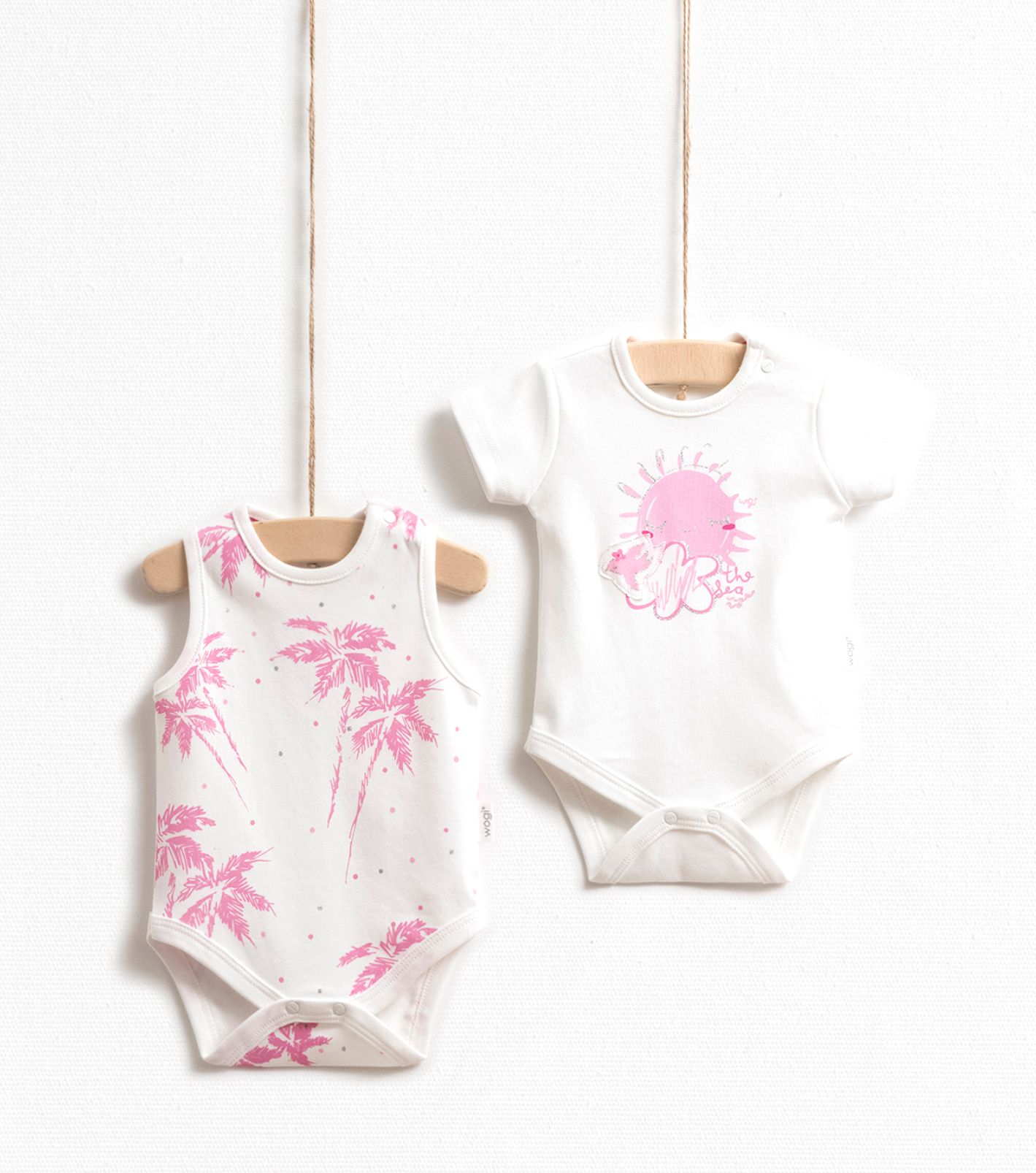 Kojenecké dívčí body 2ks MULTIPACK the sea Turgawogi Velikost: 80 (6-12m) - obrázek 1