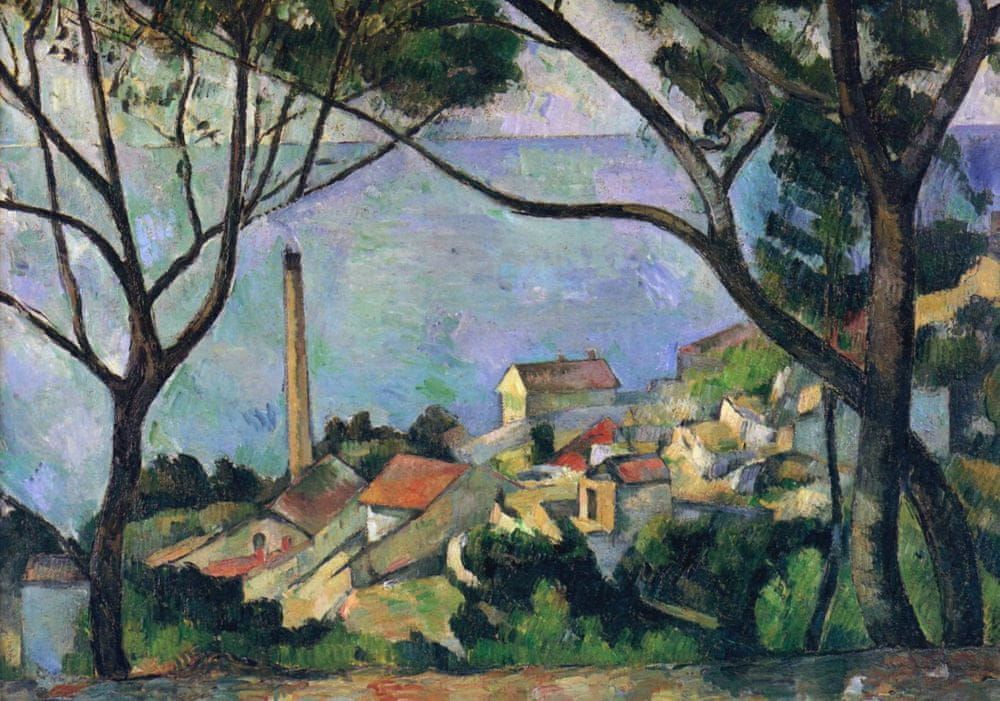 Grafika Puzzle 1000 dílků Paul Cézanne : Vue de l'Estaque - obrázek 1