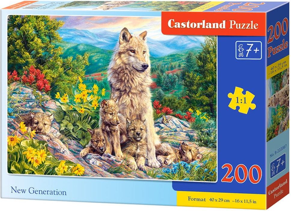 Castorland Puzzle 200 dílků New Generation - obrázek 1