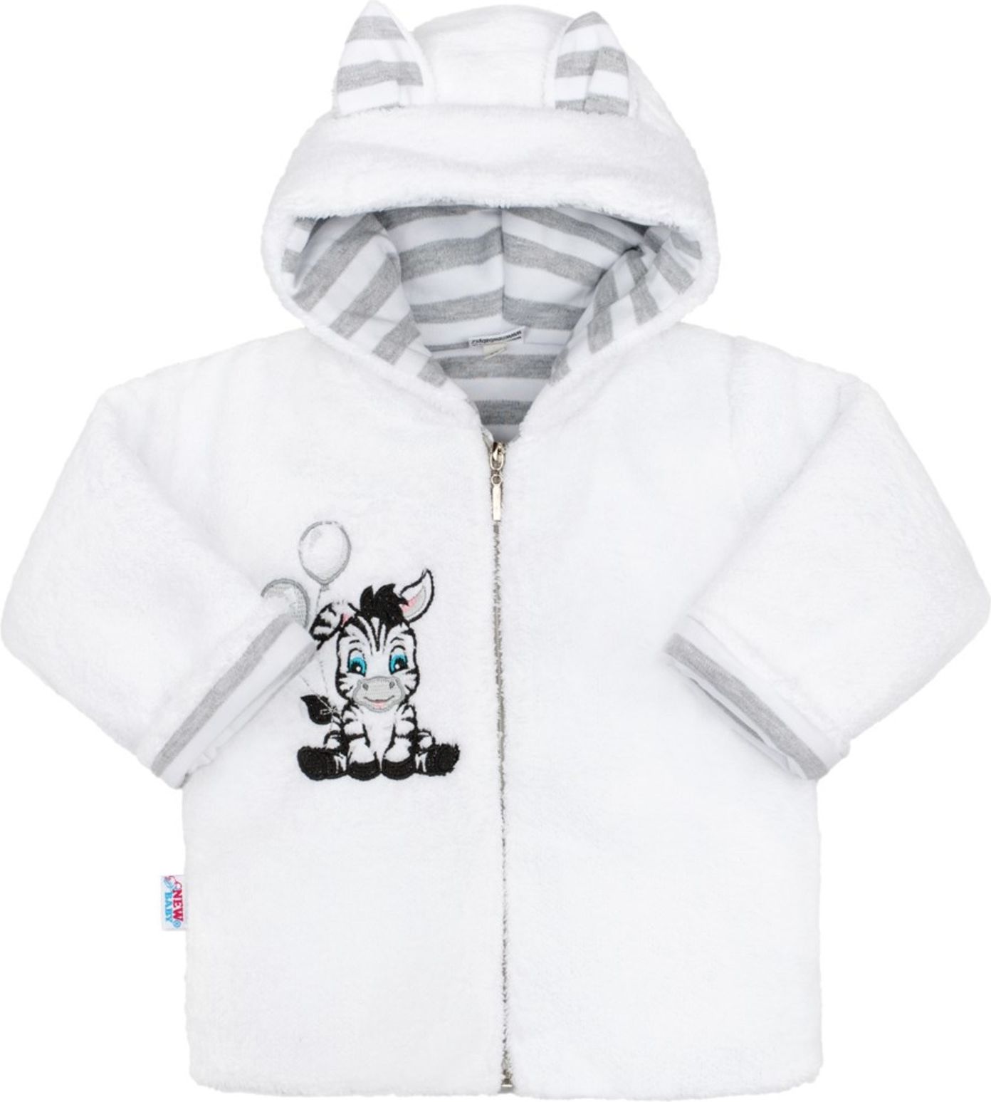 Luxusní dětský zimní kabátek s kapucí New Baby Zebra - 80 (9-12m) - obrázek 1