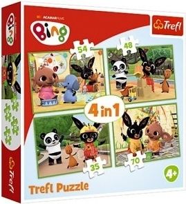 Trefl 4v1 Bing: Veselý deň - obrázek 1