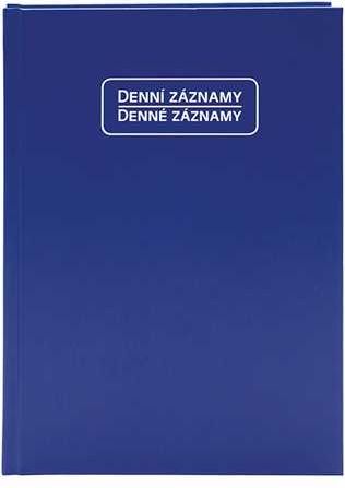 Denní záznamy - A5 - modrý - obrázek 1