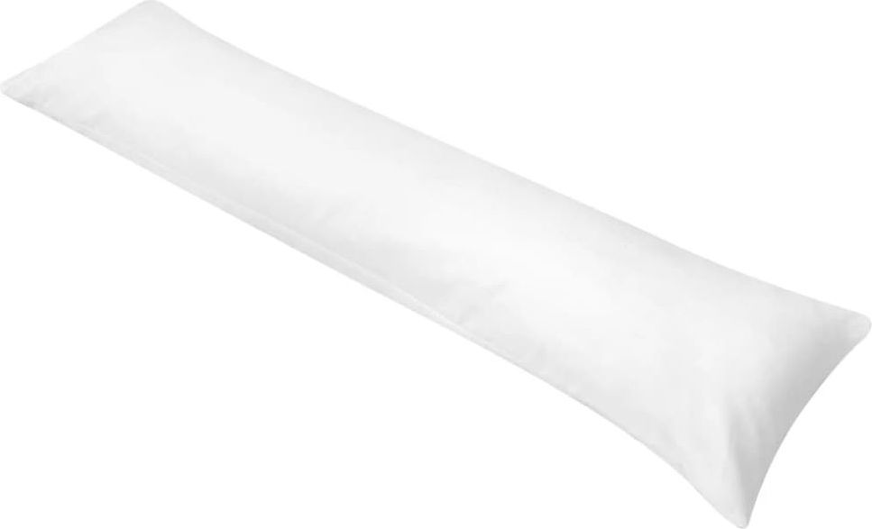 Vidaxl Polštář pro tělo pro spaní na boku 40x145 cm bílý - obrázek 1