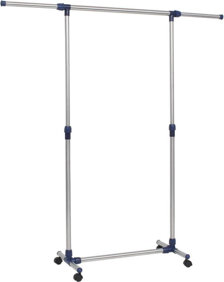 Vidaxl Nastavitelný stojan na šaty nerezová ocel 165x44x150cm stříbrný - obrázek 1