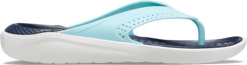 Crocs Dámské žabky Crocs LiteRide Flip ledově modrá/bílá 42-43 - obrázek 1