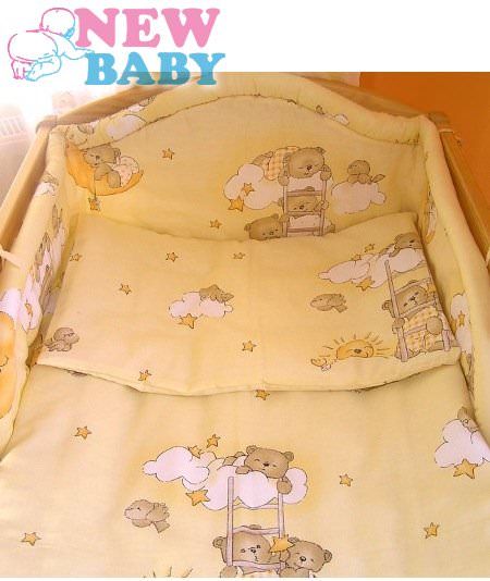 2-dílné ložní povlečení New Baby 90/120 cm béžové s medvídkem - obrázek 1