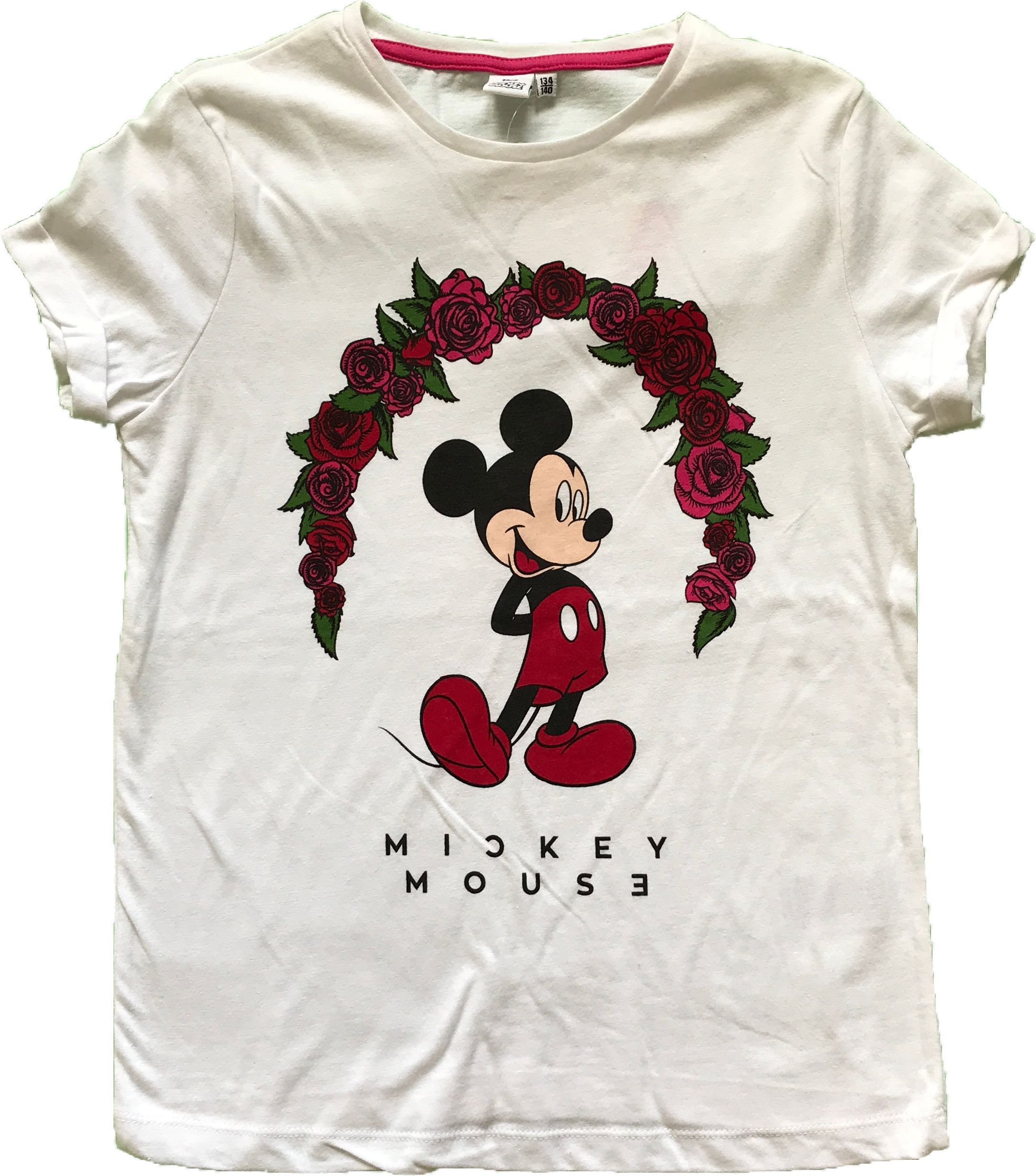 Tričko Mickey bílé 134 - 9 let - obrázek 1