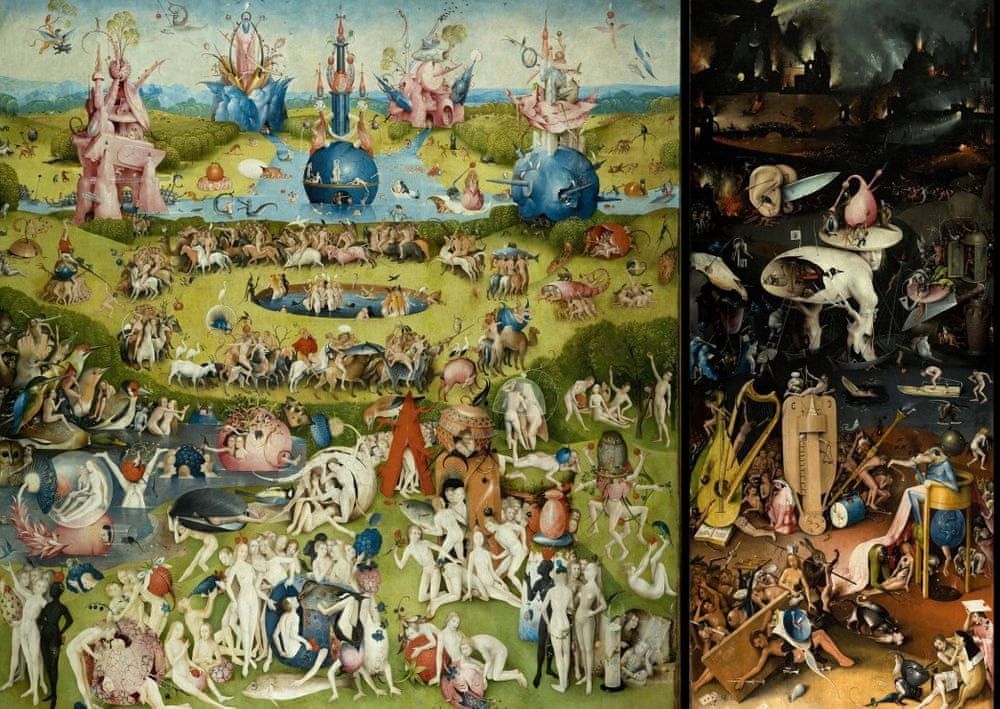 Grafika Puzzle 1000 dílků Hieronymus Bosch - The Garden of Earthly Delights - obrázek 1