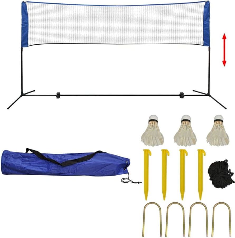 shumee Sada badmintonové sítě a košíčků, 300x155 cm - obrázek 1
