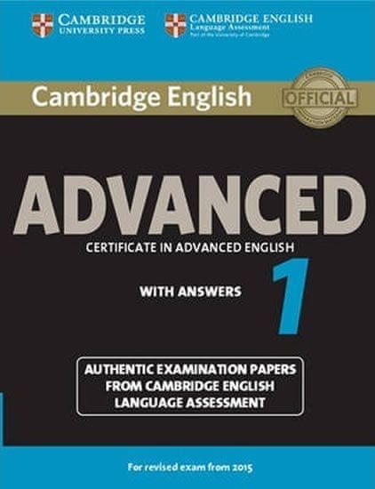 kolektiv autorů: Cambridge English Advanced 1 (2015 Exam) Student´s Book with Answers - obrázek 1