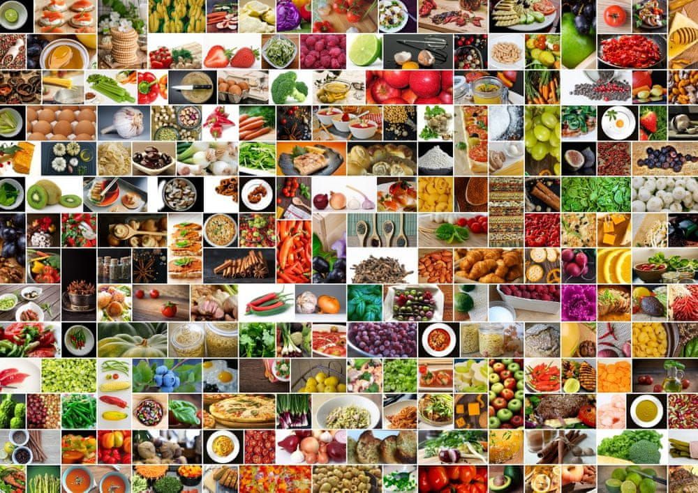 Grafika Puzzle 1500 dílků Collage - Kitchen in Color - obrázek 1