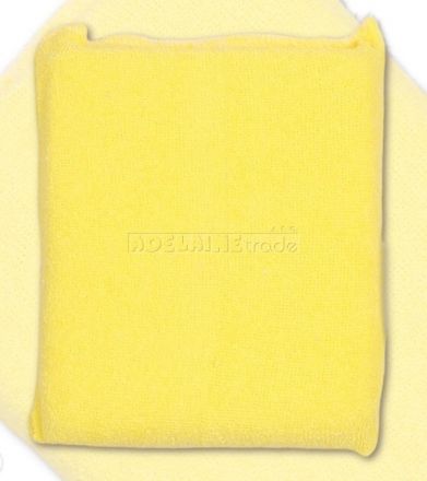 TERJAN Houbička na mytí s froté obalem - krémově žlutá - obrázek 1