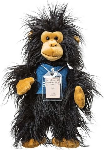 Suki Plyšový šimpanz s certifikátem Zach- SILVER BEARS/8 - obrázek 3
