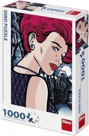 POP ART - TAJEMNÁ ŽENA 1000 Puzzle NOVÉ - obrázek 1