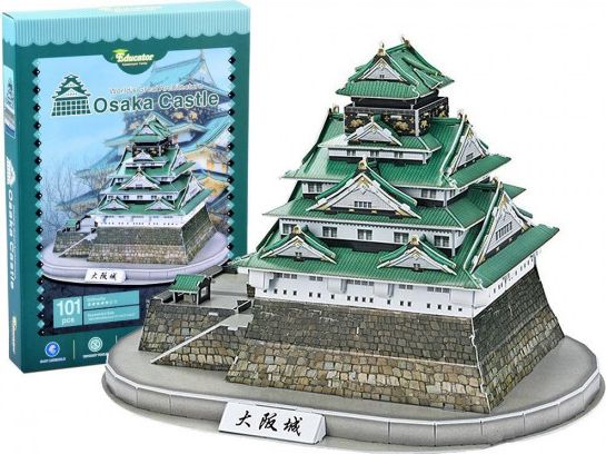EDUCATOR 3D puzzle Ósacký hrad, Japonsko 101 dílků - obrázek 1