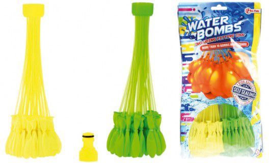 Teddies Vodní bomby sada pro vodní bitvu 2x35ks s nástavcem na kohoutek asst 4 barvy 15x30cm v sáčku - obrázek 2