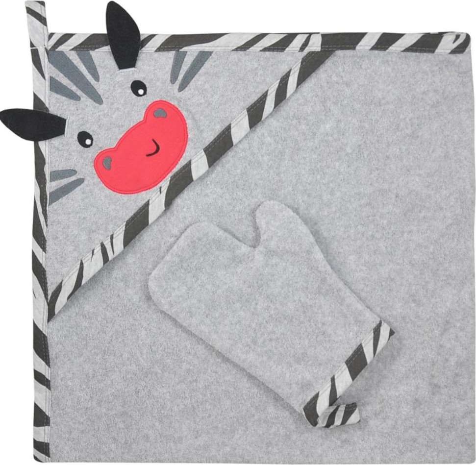 Dětská osuška s žínkou Koala Happy Zebra Varianta: pink - růžová - obrázek 5
