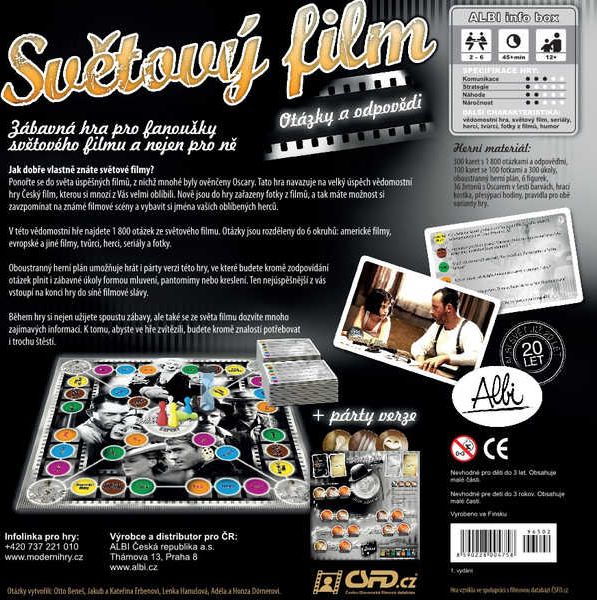ALBI HRA Světový film 2v1 *SPOLEČENSKÉ HRY* - obrázek 4