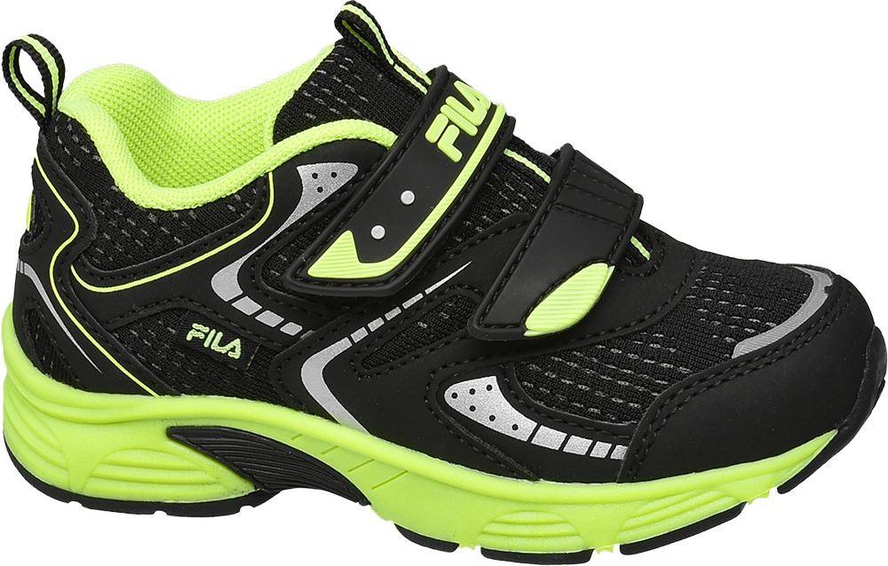 Deichmann - Fila Černé tenisky na suchý zip Fila 26 černá - obrázek 1
