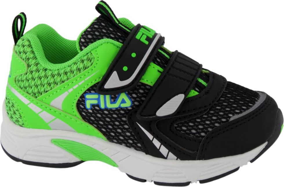 Deichmann - Fila Černo-zelené tenisky na suchý zip Fila 26 zeleno-černá - obrázek 1