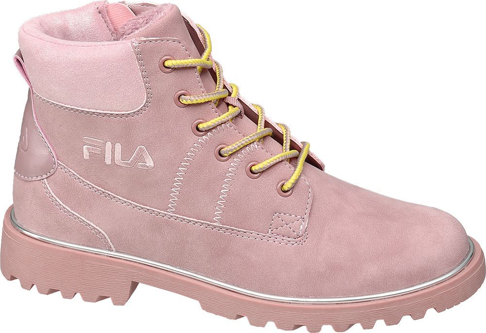 Deichmann - Fila Růžová kotníková obuv Fila se zipem 36 růžová - obrázek 1