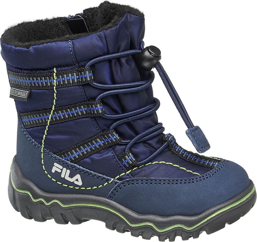 Deichmann - Fila Modré chlapecké sněhule Fila se zipem s TEX membránou 20 modrá - obrázek 1