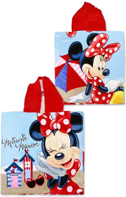 Setino · Dětské / dívčí plážové pončo - osuška s kapucí Minnie Mouse - Disney - 100% bavlna, froté - obrázek 2