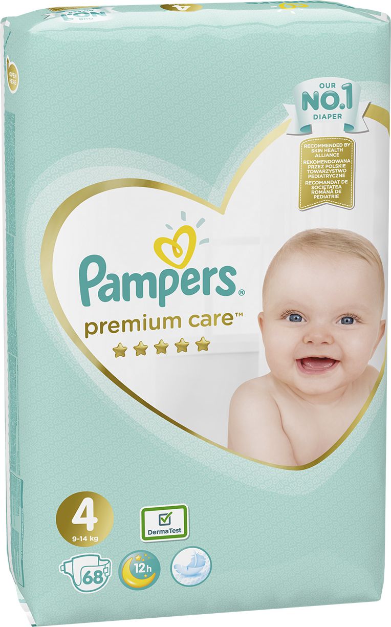 PAMPERS Premium Care 4 MAXI (9-14 kg) 136 ks Jumbo Pack – jednorázové pleny - obrázek 2